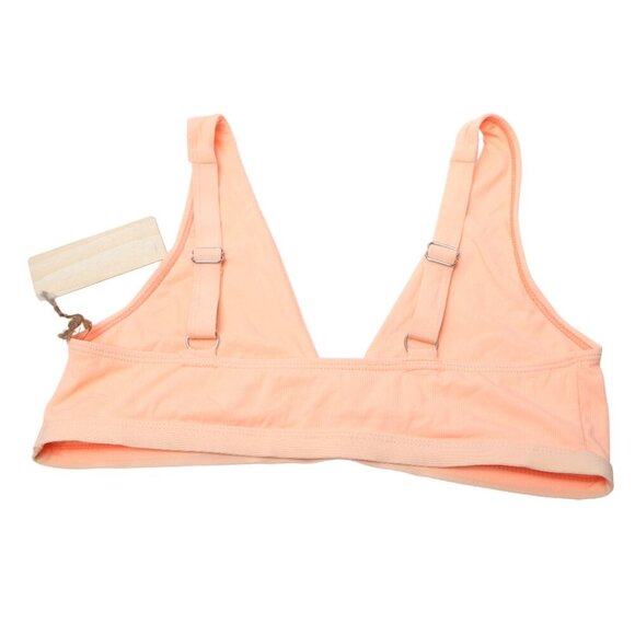 Cabana del Sol Bikini Top Swimsuit Creamsicle Peach Stretch Twist Front Beach - Picture 4 of 6